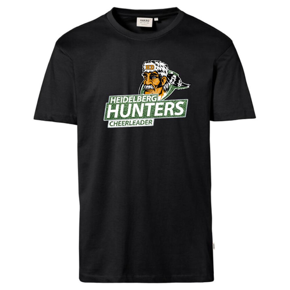 T-Shirt mit Design 7 schwarz Heidelberg Hunters