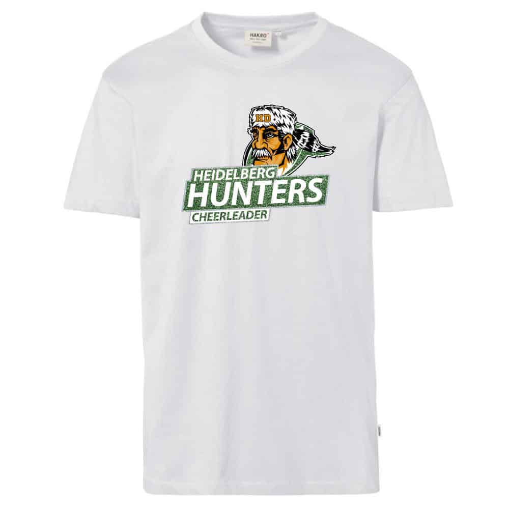 T-Shirt mit Design 7 weiß Heidelberg Hunters